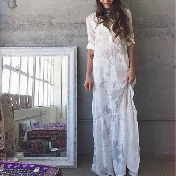 Free People to Love Dresses & Skirts - Last one! No restock ❤️ Cali Lace Maxi Dress
